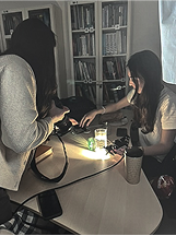 T & A experimenting with light